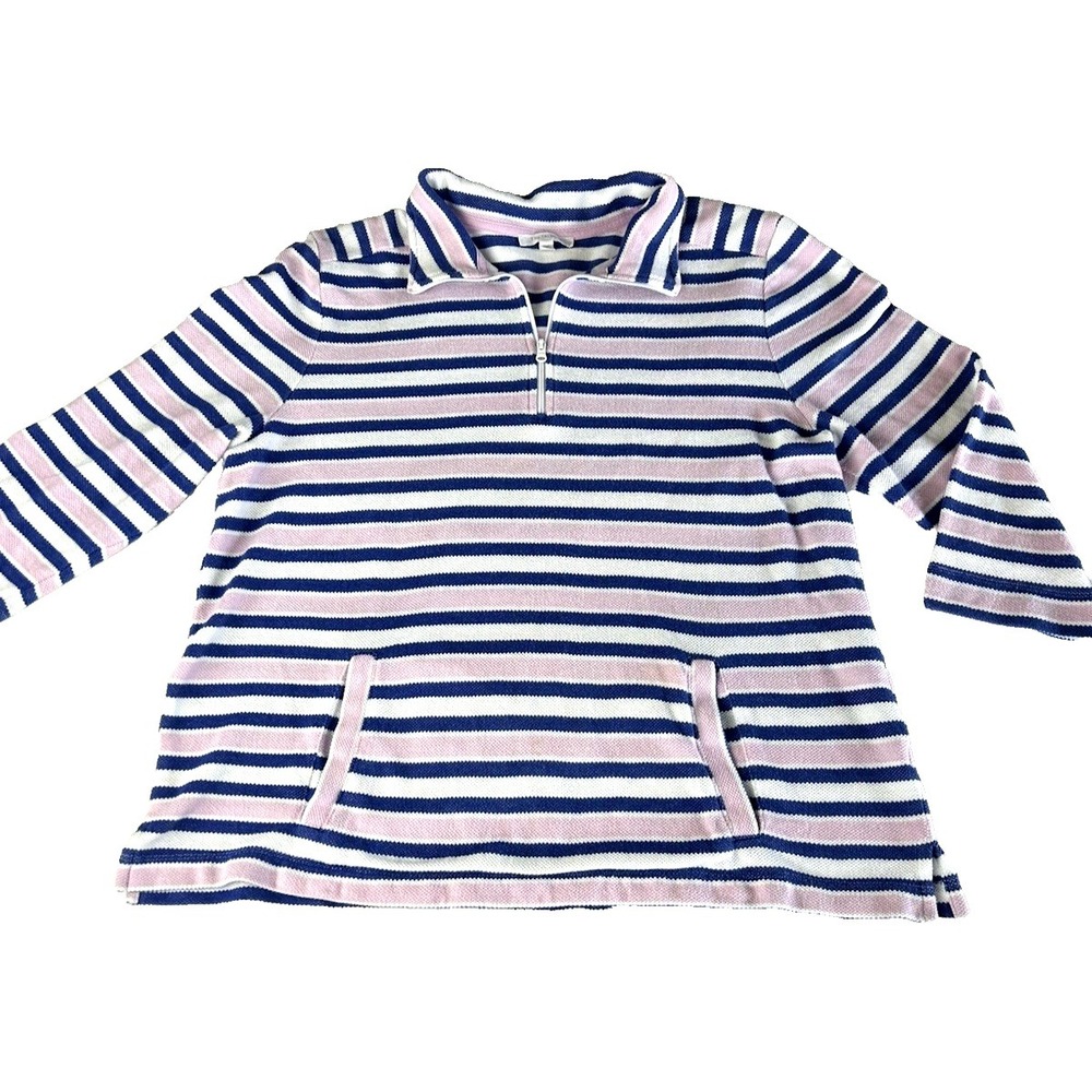 Talbots Summer Stripe Beach Vaca Gandmacore Sporty Siae XL Petite